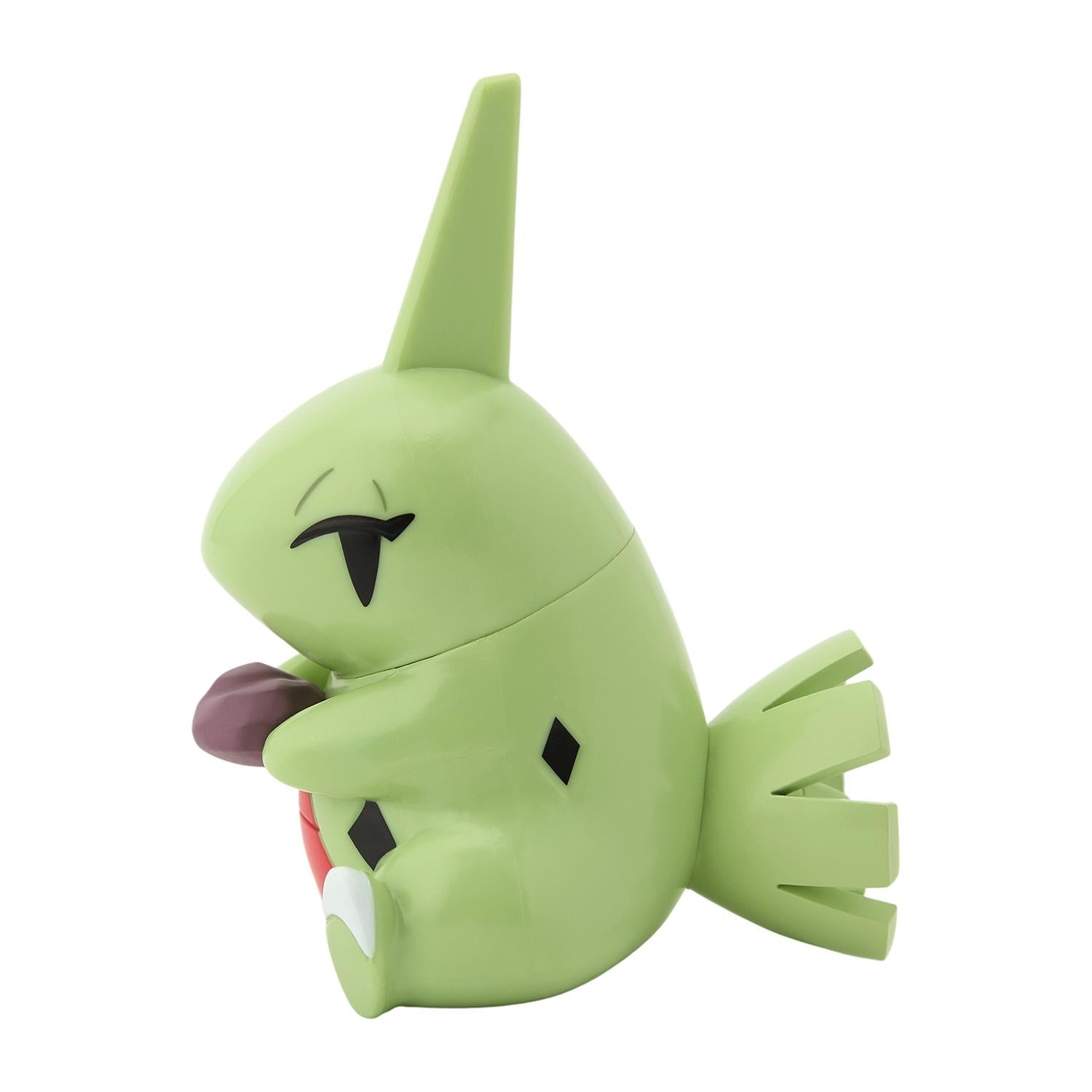 Authentic Japanese Larvitar collectible paperweight with Yogirasu vendor