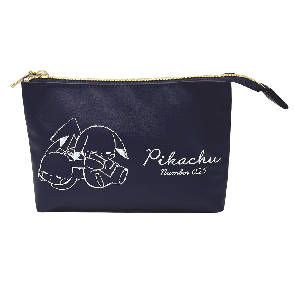 W flat pouch “Pikachu number025” Good night