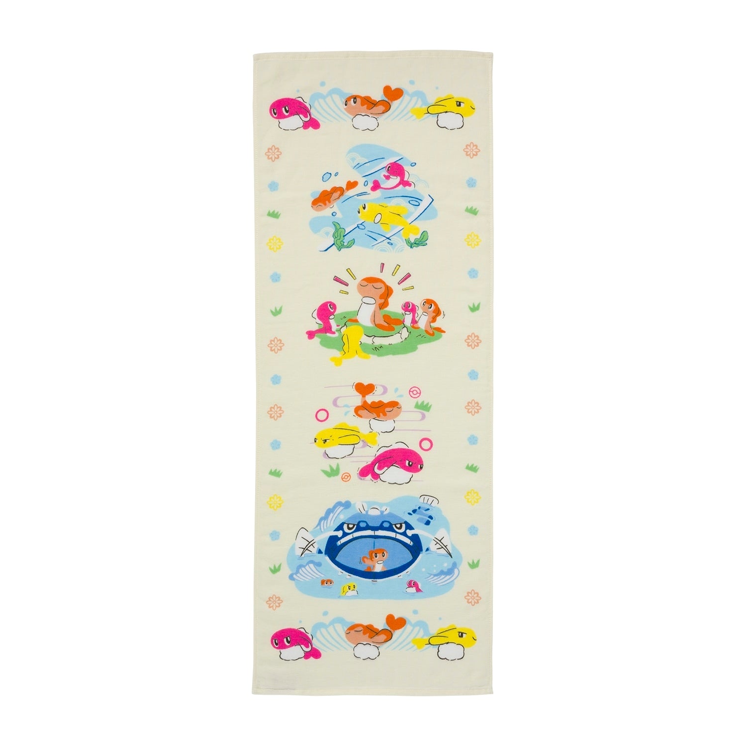 Pokemon Gauze & pile face towel Daisushi, soft and absorbent design from Japan