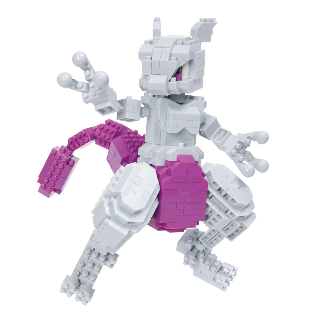 Authentic Japanese Nanoblock Mewtwo, collectible toy with intricate design