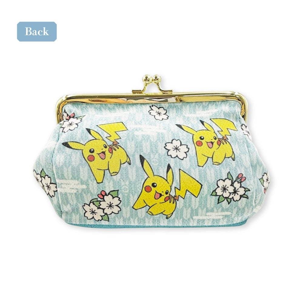 Clasp pouch Japanese pattern Pikachu