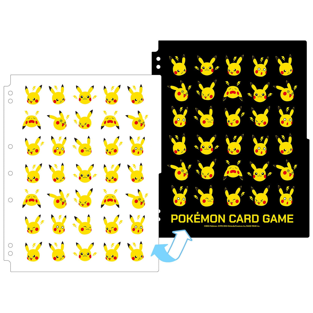 Pokémon Card Collection Binder Refill – Pikachu & Thunder | Japan Exclusive