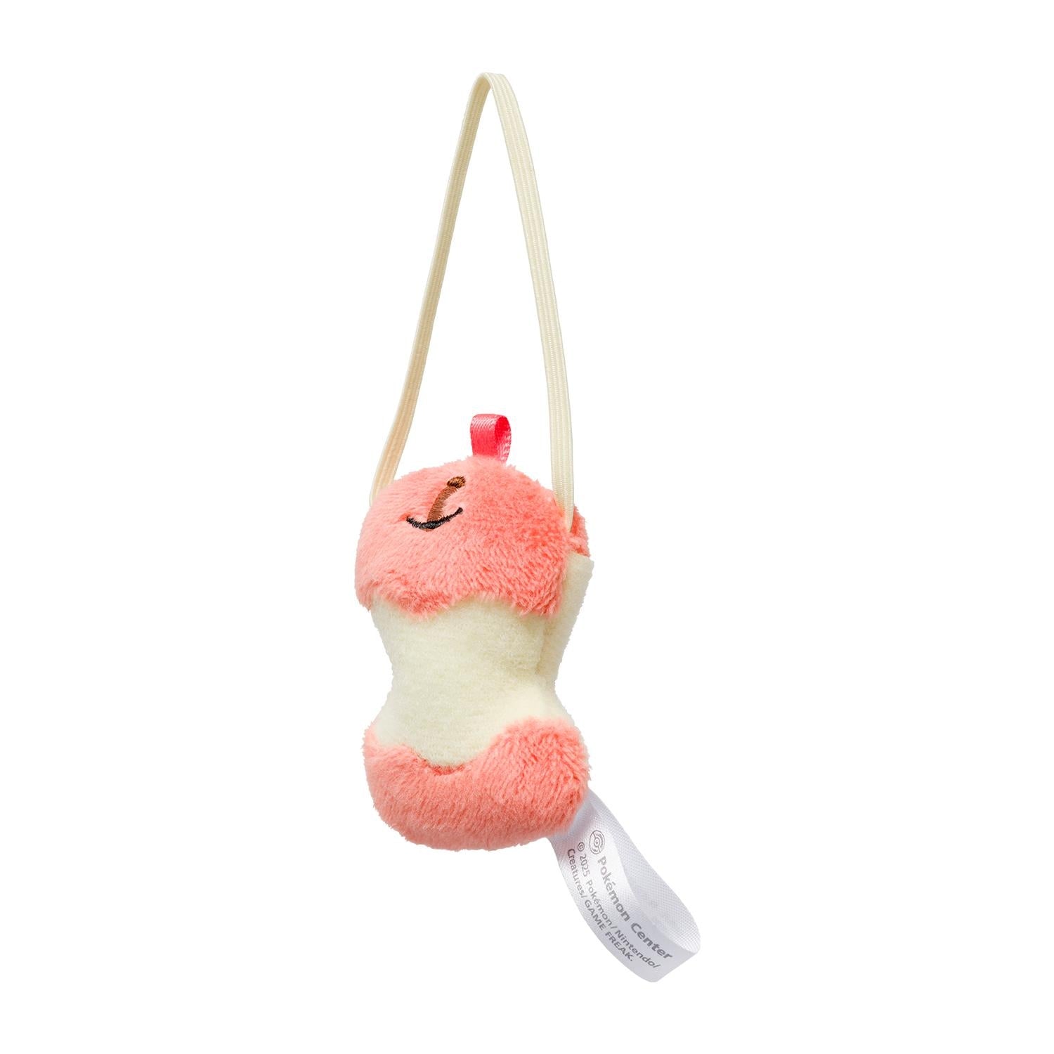 Authentic Japanese Mochimono Mini Mascot, back view with Pokemon logo