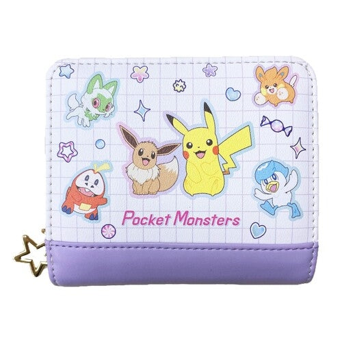 Round billfold Candy series PUR