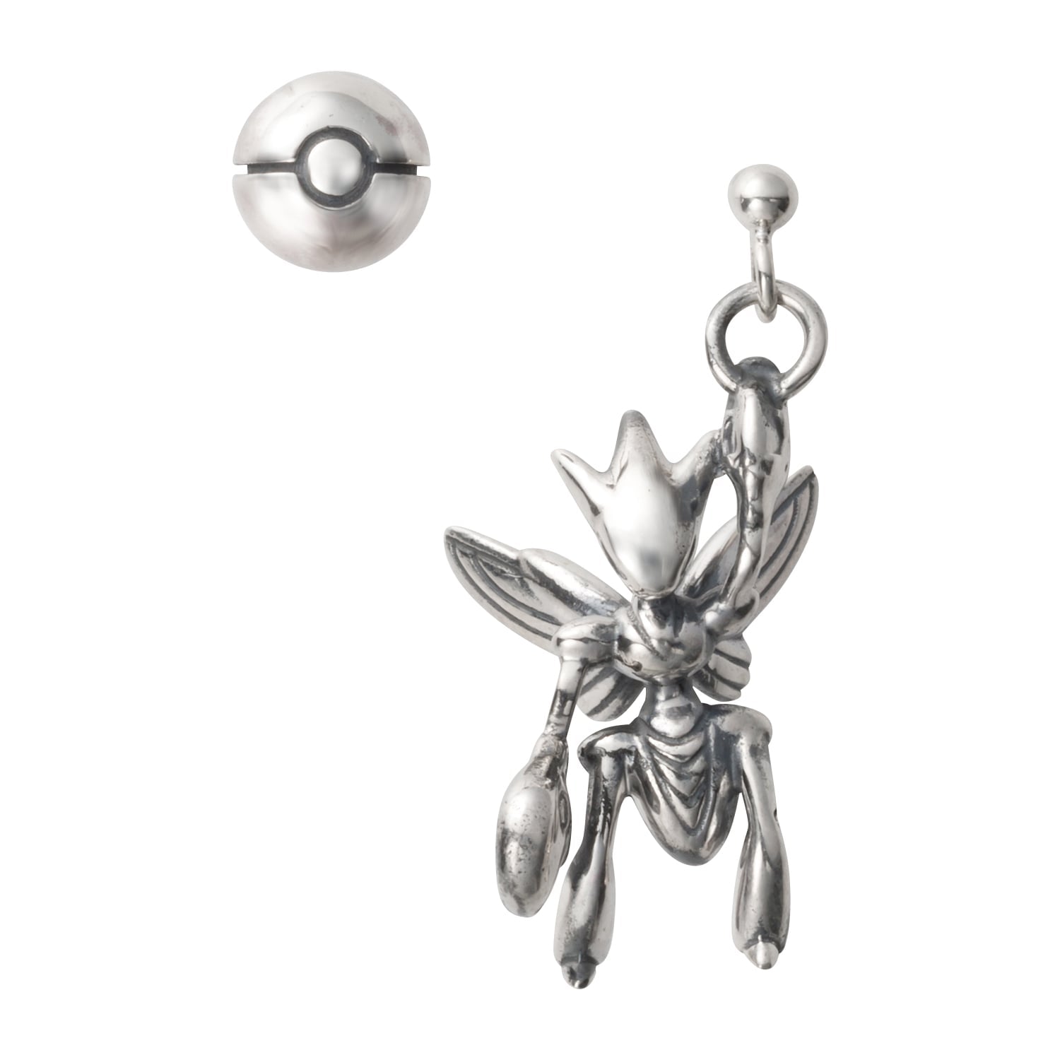 JAM HOME MADE Pokémon Hassam Earrings with metal details from Japan