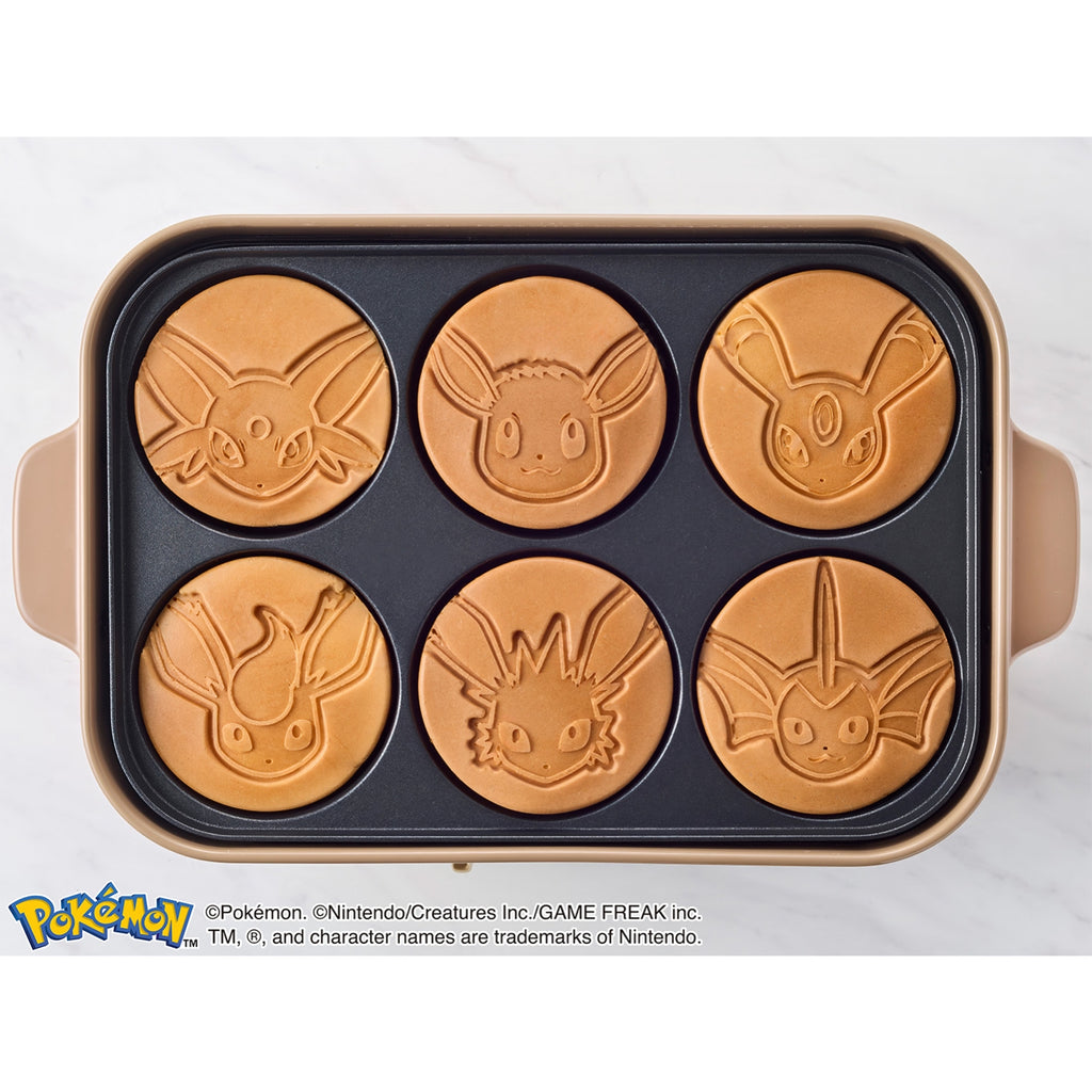 [BRUNO] Eevee Friends Compact Hot Plate Brown
