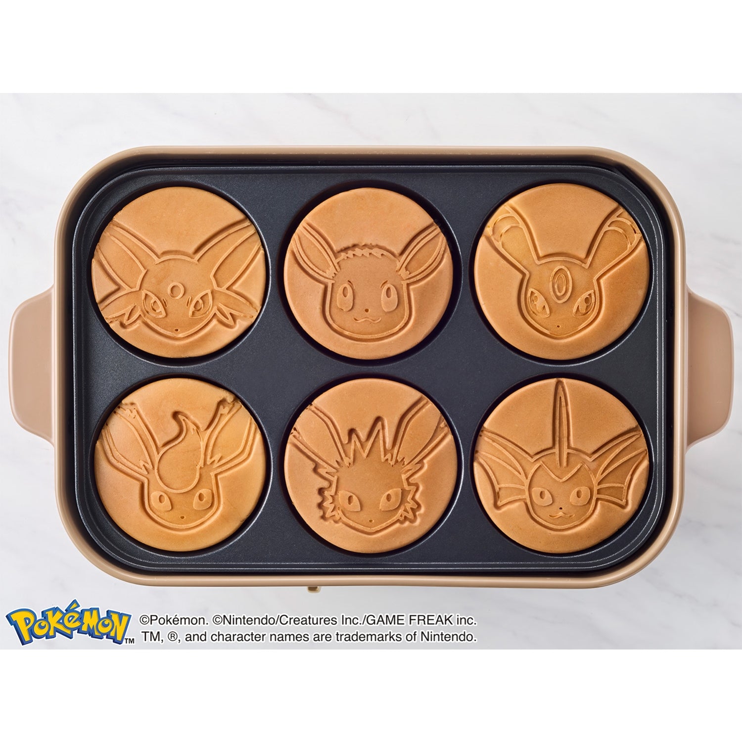 [BRUNO] Eevee Friends Compact Hot Plate Brown