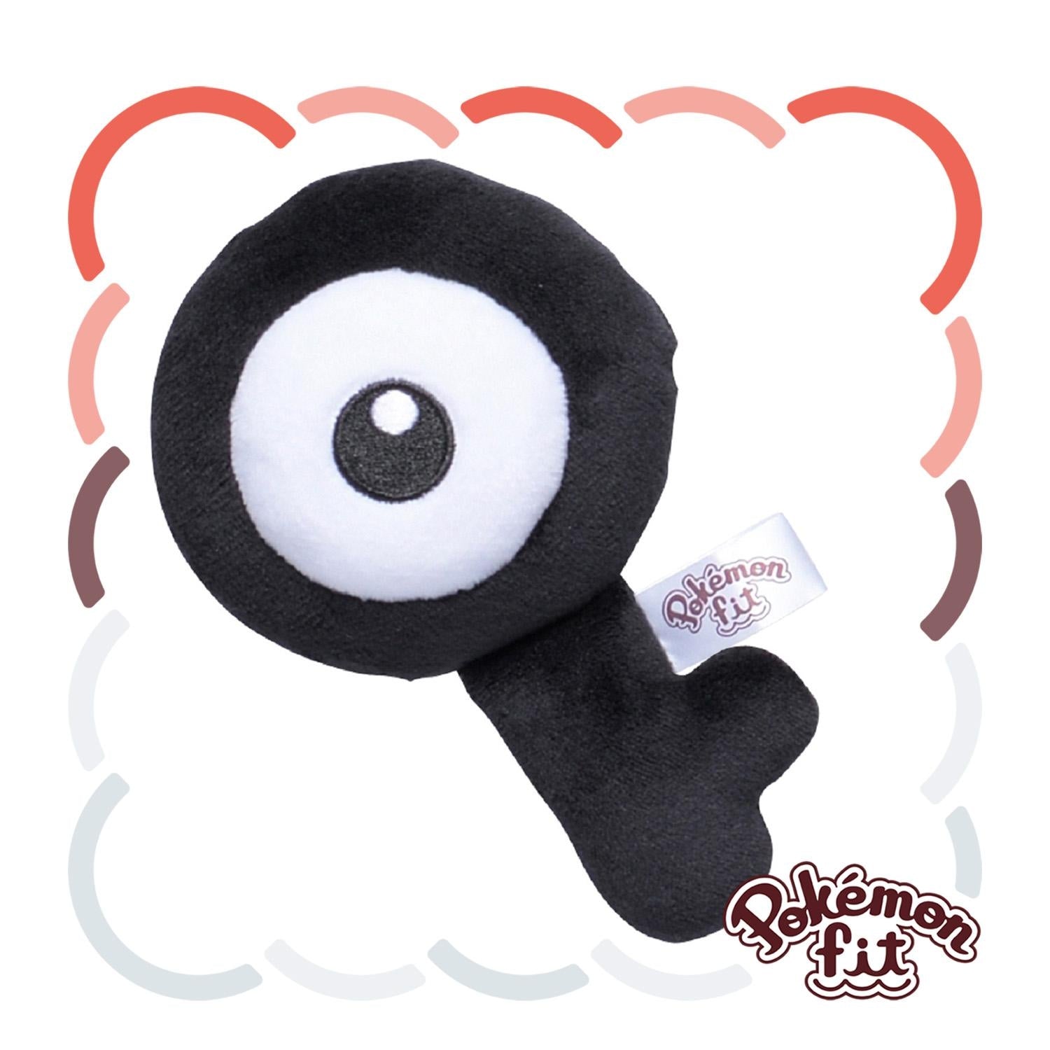 Pokémon fit Unown Q (#201) Official Plush — Pokémon Center Japan
