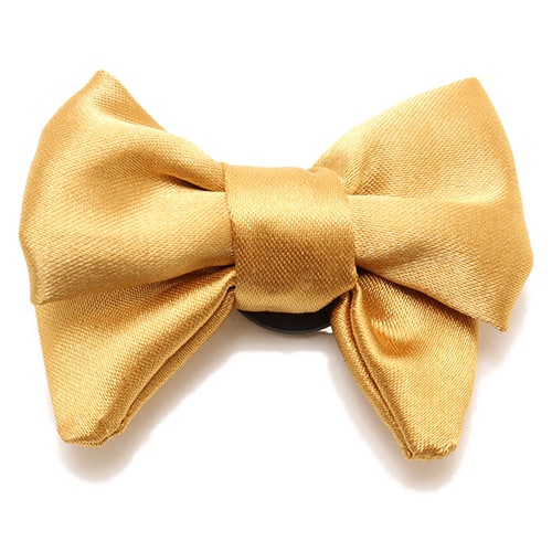 Crocs Mini Gold Bow Sneakers with gold bow detail from atmos Tokyo, Japan