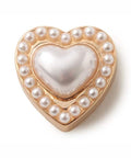crocs Gold Pearl Heart