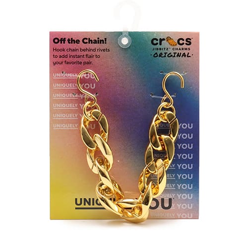atmos Tokyo Gold Cuban Strap Chain Sneakers with chain strap detail from Japan