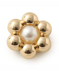 crocs Gold and Pearl Tiny Flower