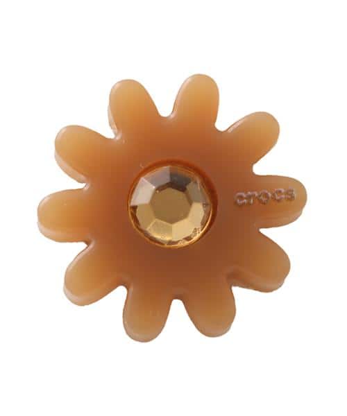 crocs Brown Flower with Gem