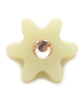 crocs Tan Flower with Gem