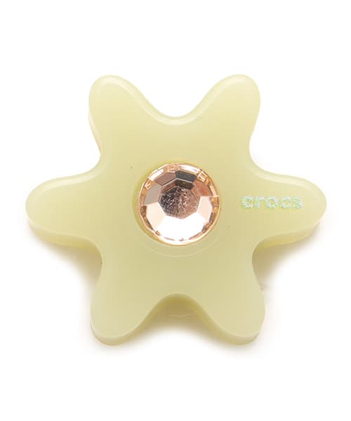 crocs Tan Flower with Gem