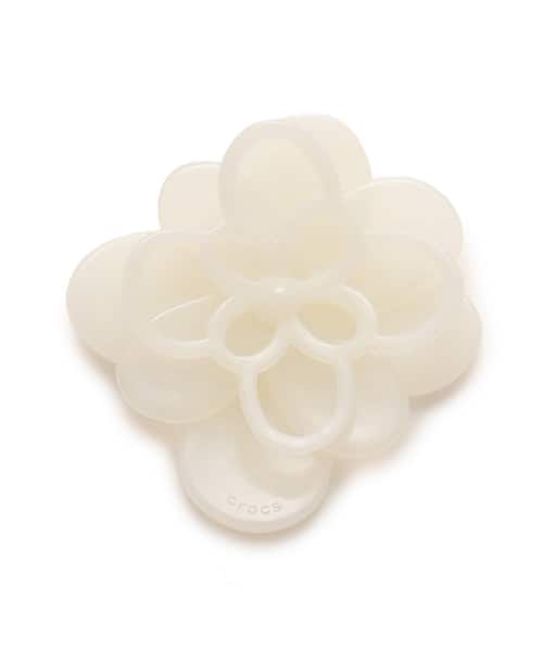 crocs Blooming White Flower 1