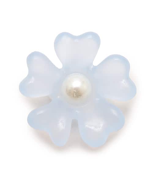 crocs Gray Matte Pearl Flower