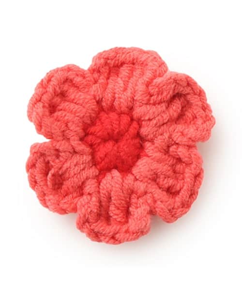 crocs Pink Crochet Flower