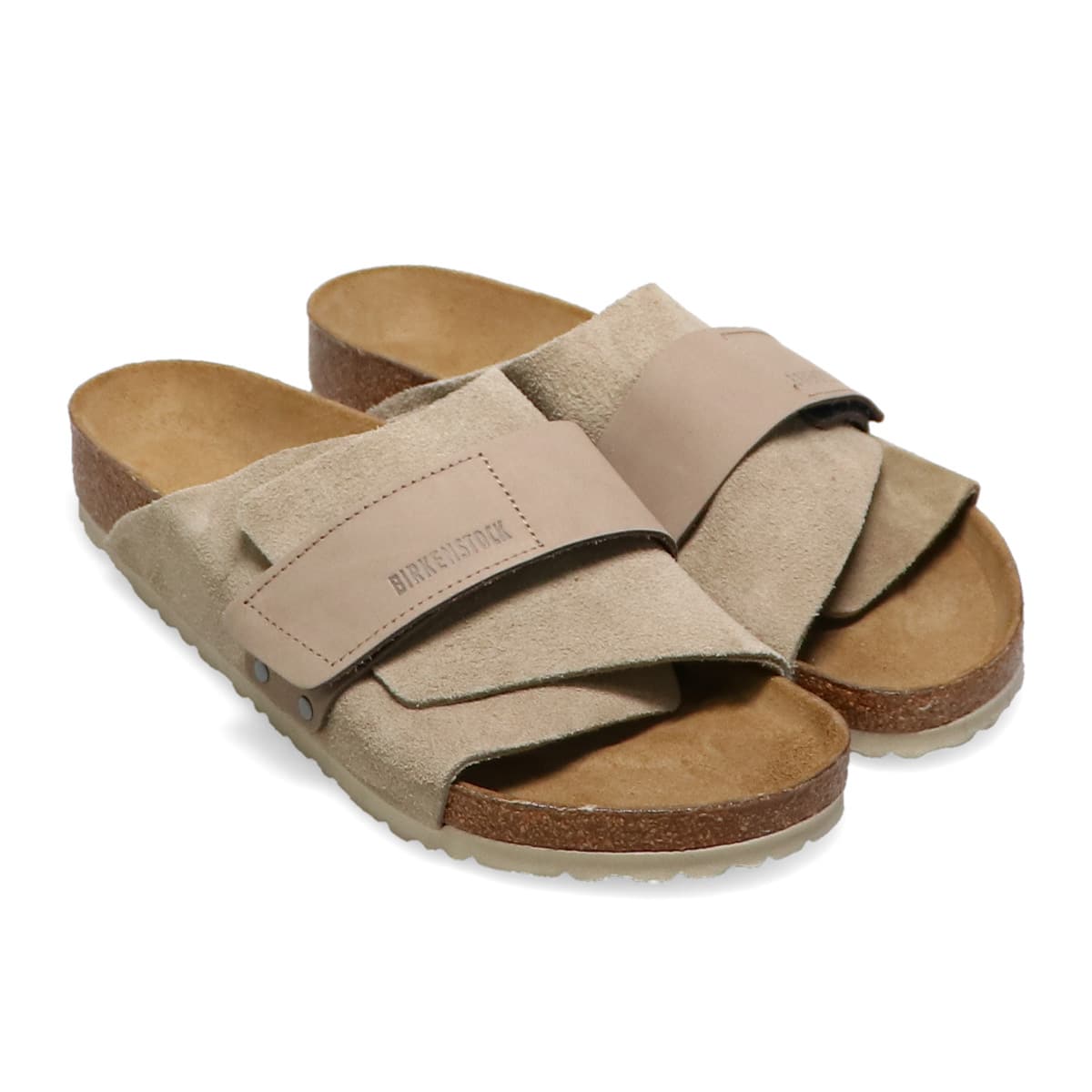 BIRKENSTOCK Kyoto LENB/LEVE Taupe sneakers with taupe color and unique design from Japan
