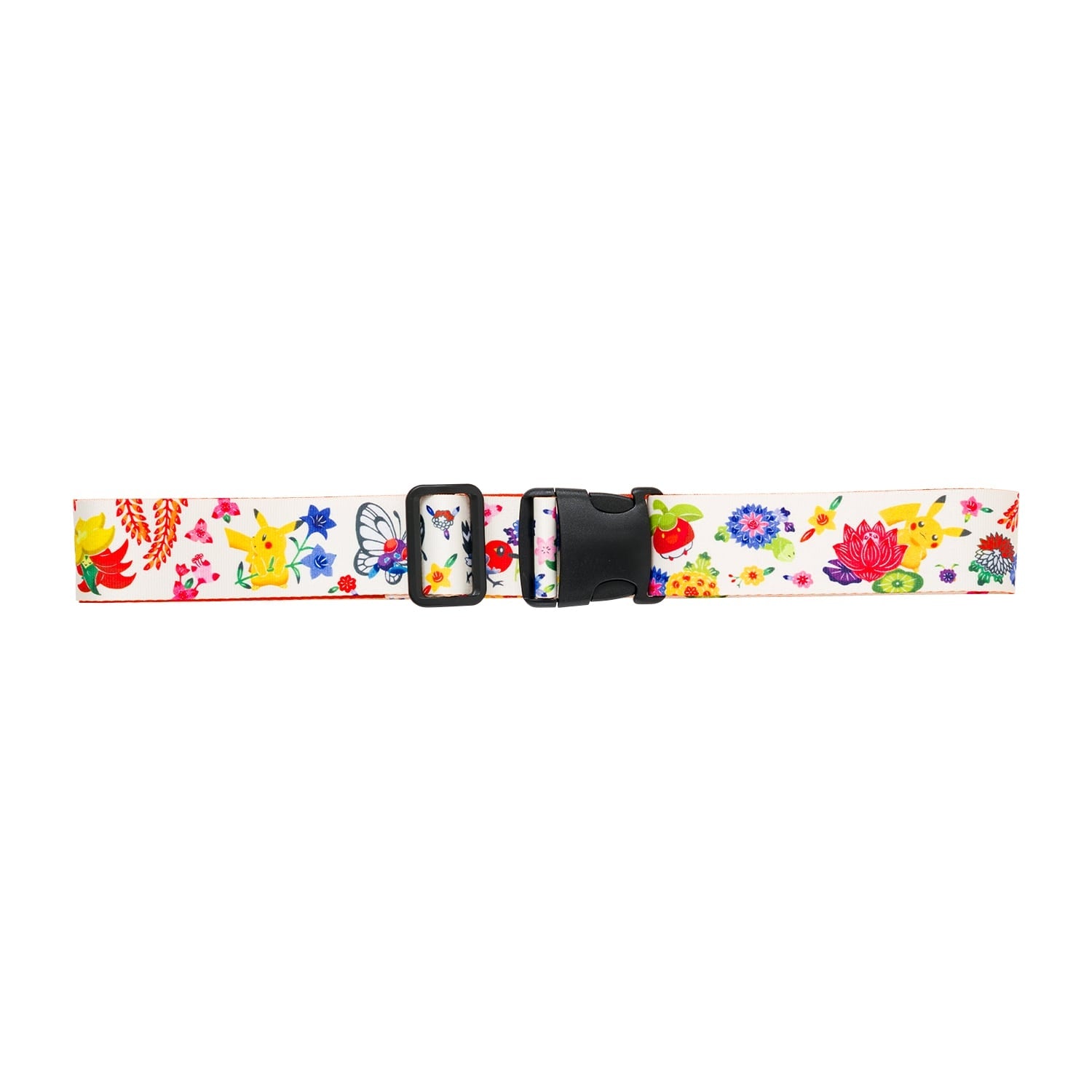 Pokemon Center Okinawa Bingata design belt with unique Japanese patterns from Japan