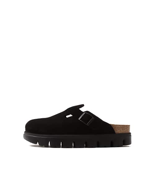 BIRKENSTOCK BOSTON CHUNKY LEVE BLACK/BLACK Sneakers with chunky sole from Japan