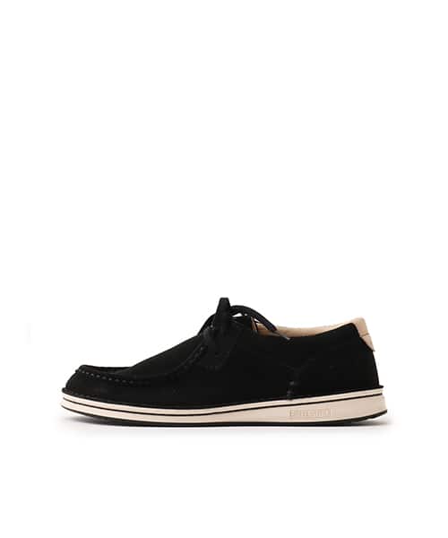 BIRKENSTOCK PASADENA LEVE BLACK sneakers with black leather upper from Japan