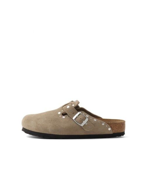 BIRKENSTOCK BOSTON RIVET LEVE TAUPE sneakers with rivet details from Japan