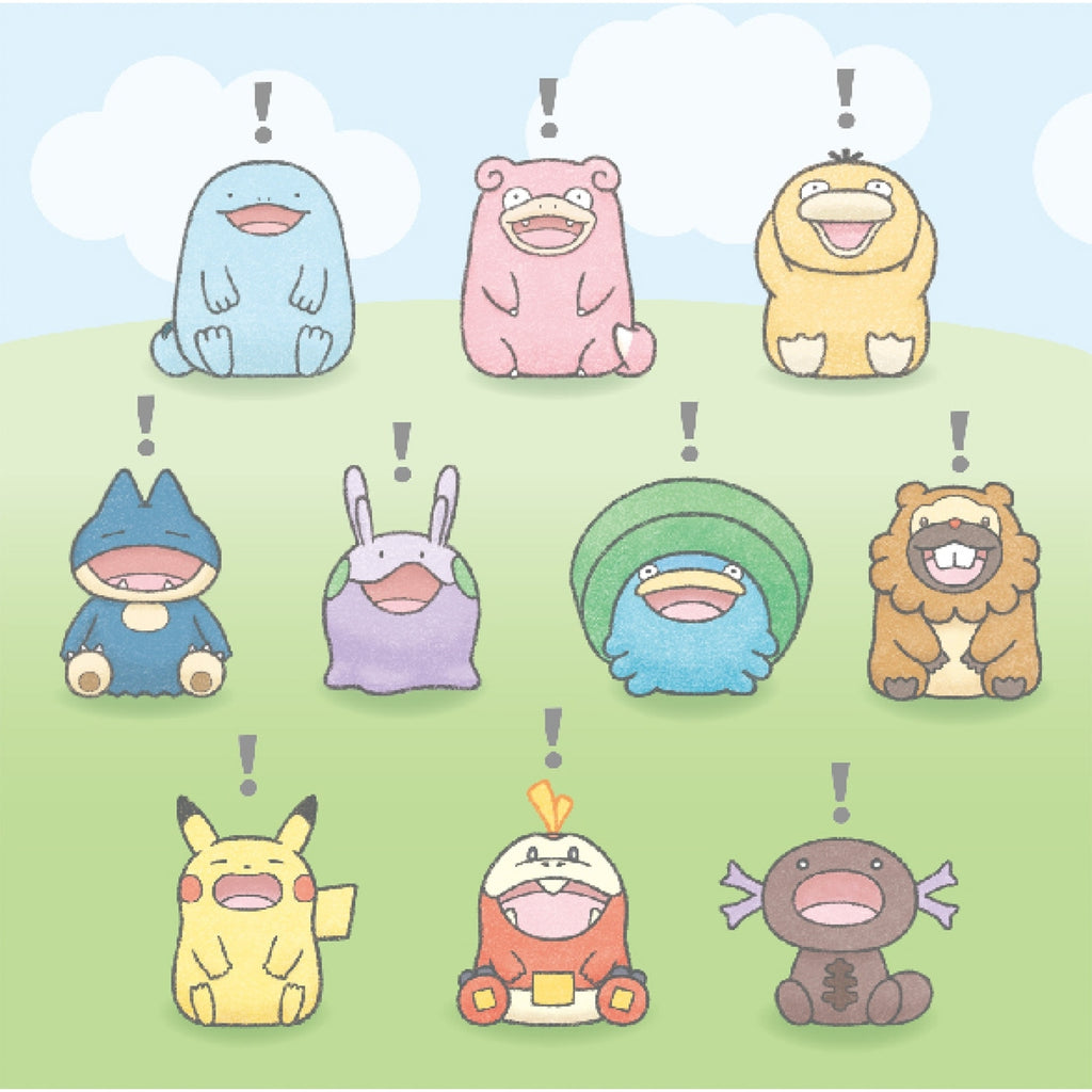 Pokemon 1, 2...pokan! Soft Vinyl Mascot BIG Hasbo from Japan, vibrant colors and authentic design