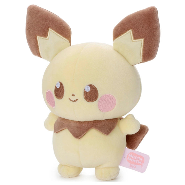 Pichu Mocchi-Mocchi Plush Stuffed Toy – Official Pokémon Center Japan