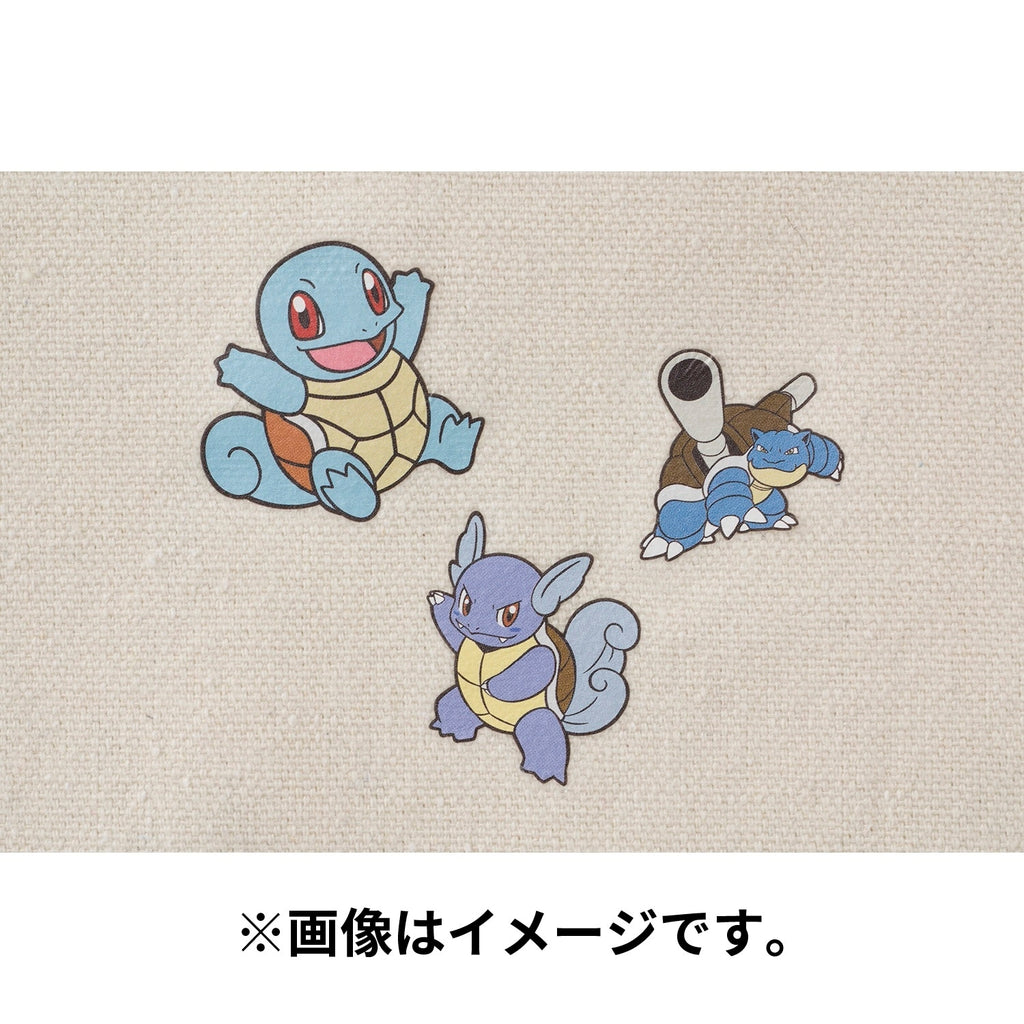 Cloth sticker irodo Squirtle & Kamel & Blastoise