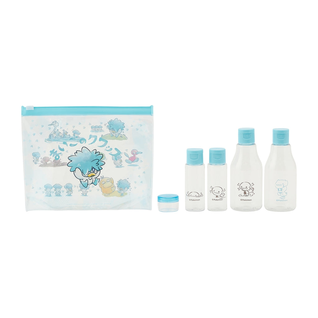 Clear pouch & travel bottle set Maigo no Kwass
