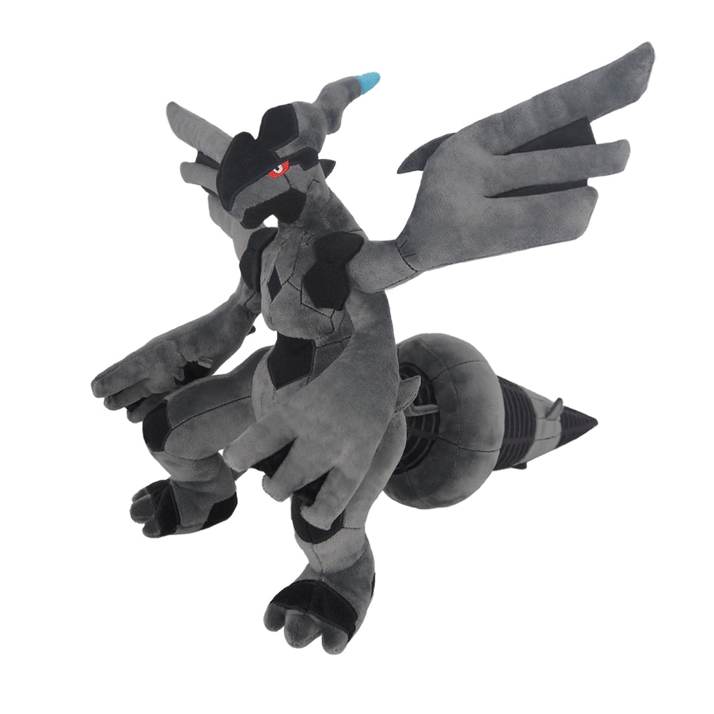 Zekrom plush toy from Japan, white and black details