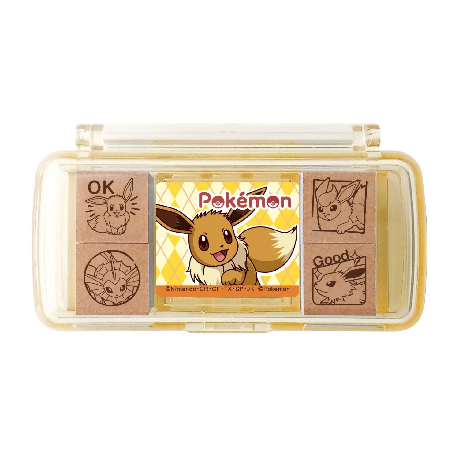 Mini stamp Pokemon Eevee evolution