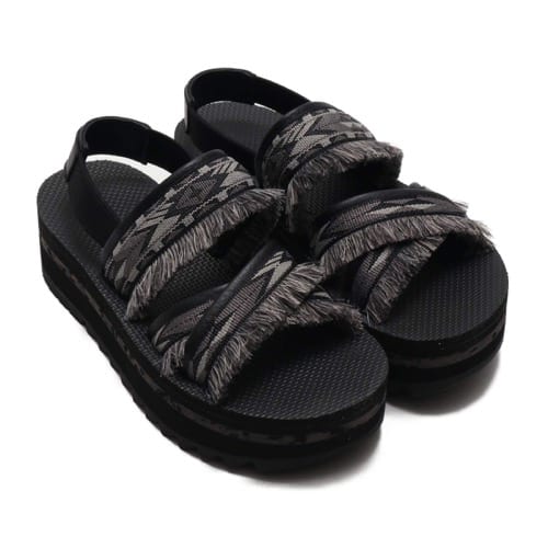 TEVA FLATFORM CERES BLACK Sneakers with black upper and flatform sole from Japan