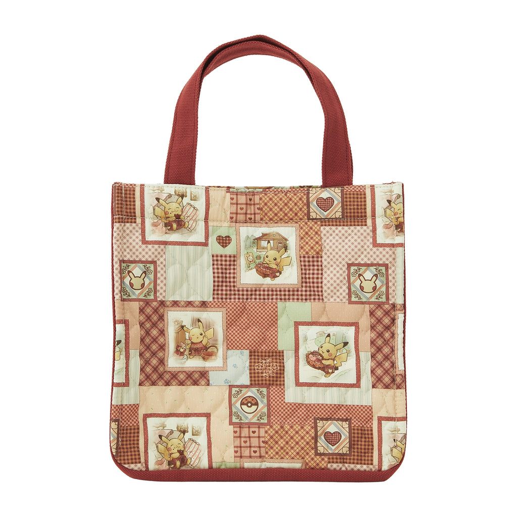 Patchwork style mini tote bag Pikachu’s Sweet Delivery