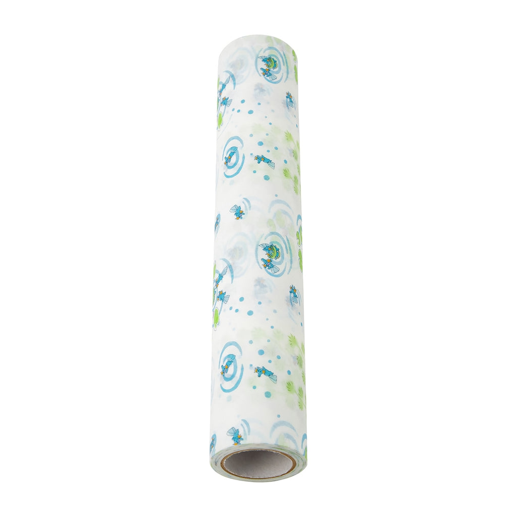Close-up of Lotad Pokemon tape with grass pattern, sourced from Japan