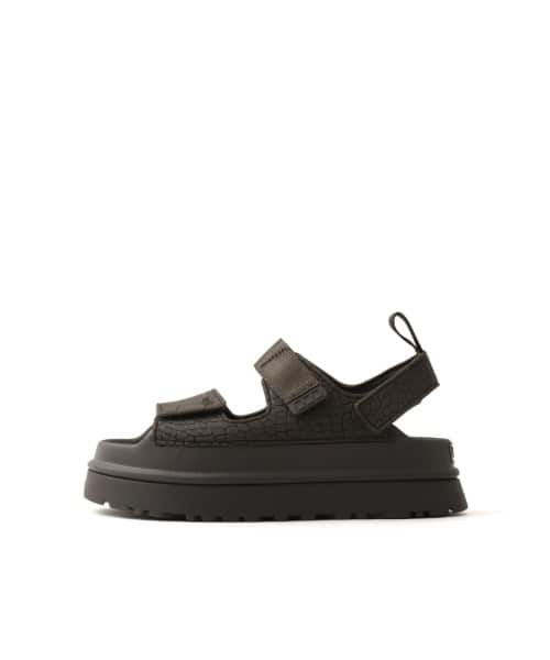 UGG W GOLDENGLOW EMBOSSED Sneakers with gold accents from Japan