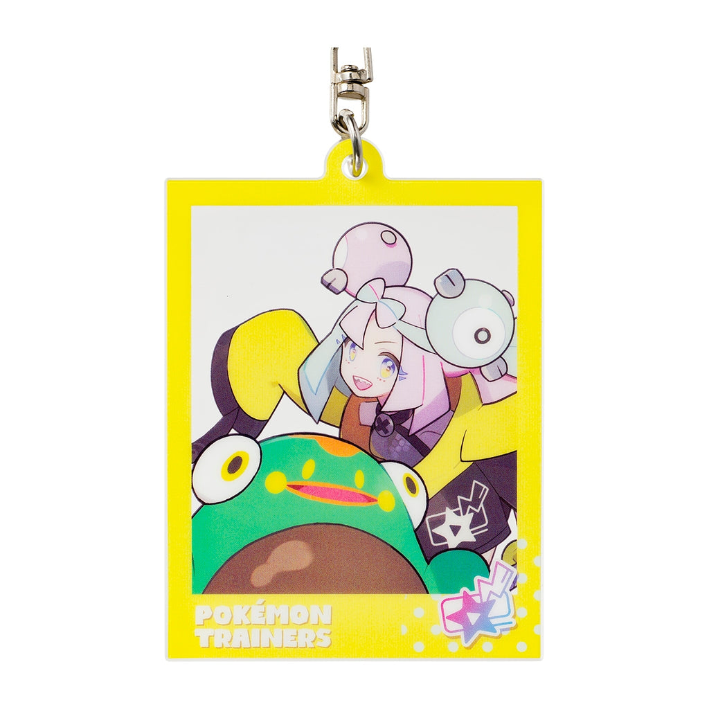 Authentic Pokémon Center Japan keychain featuring Nanjamo & Harabari from Japan