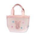 Mesh mini tote bag pastel Nymphia
