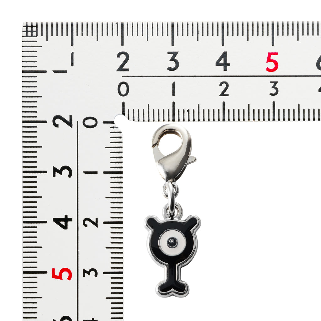 Pokemon Metal Charm 201-Y, Japan exclusive collectible with official logo