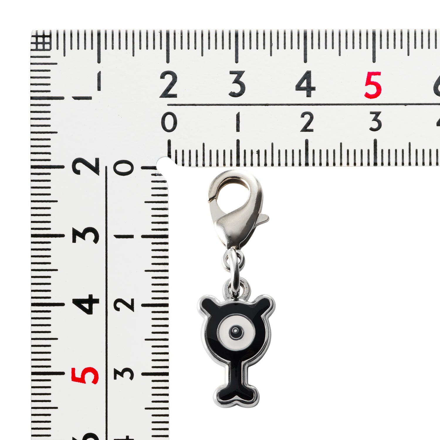 Pokemon Metal Charm 201-Y, Japan exclusive collectible with official logo