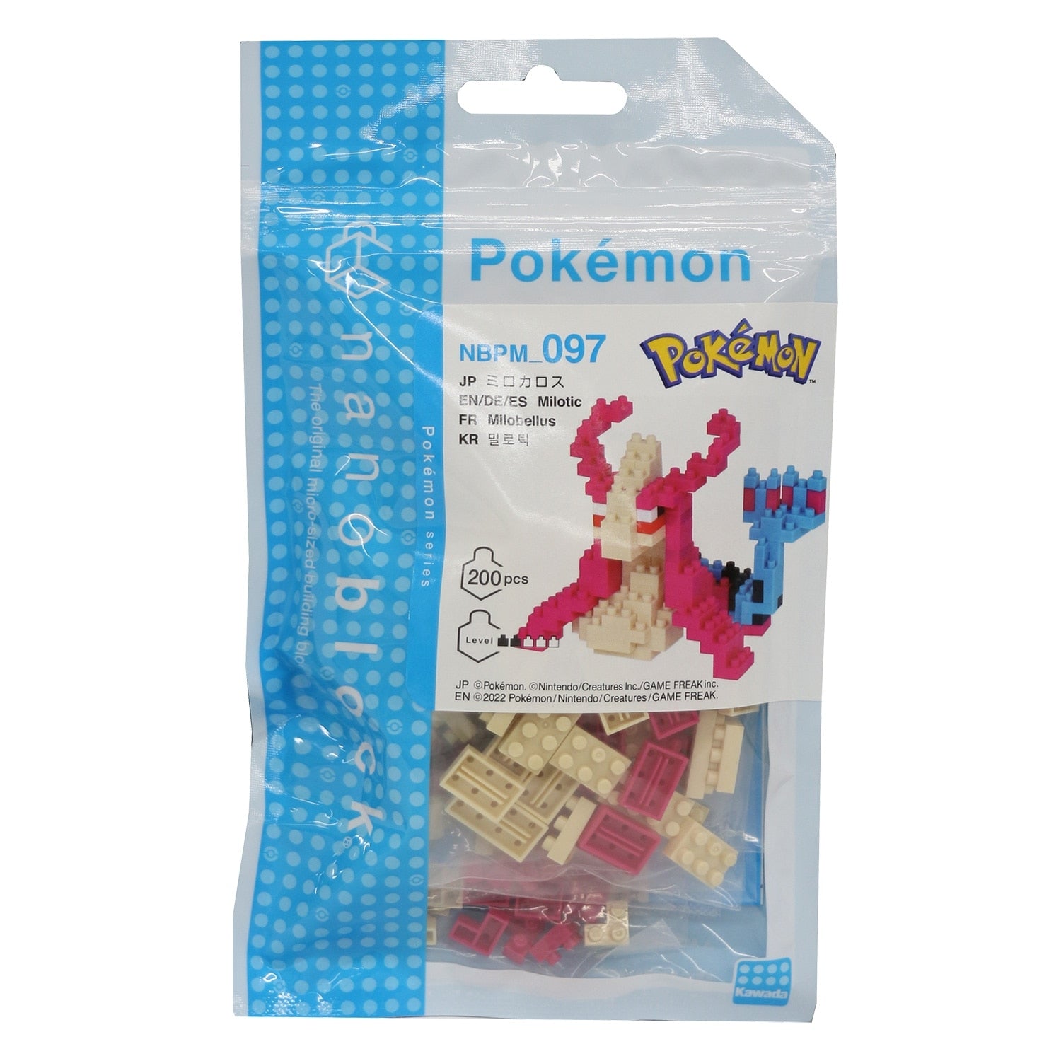 Nanoblock Milokalos Pokemon figure from Japan, detailed blocks