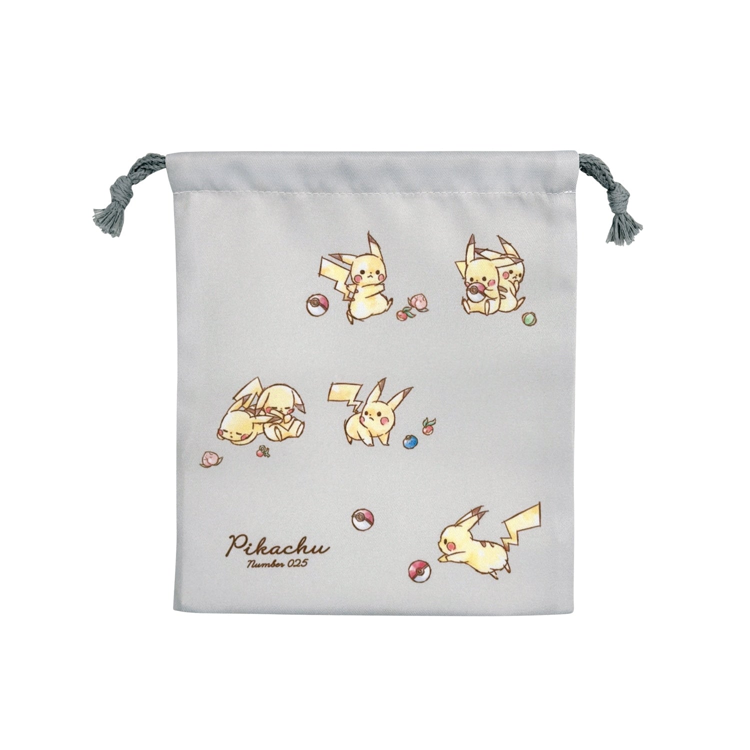 Gusseted drawstring “Pikachu number025” Perfect for going out