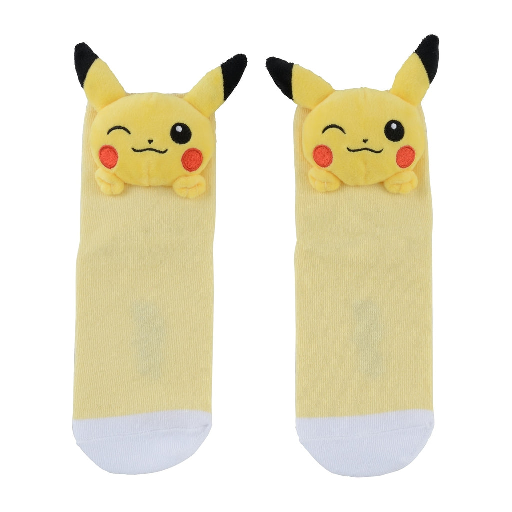 Middle socks with mascot Pikachu (23-25cm)