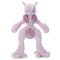 Mega Mewtwo X Pokemon Plush Toy from Japan, detailed face and arms
