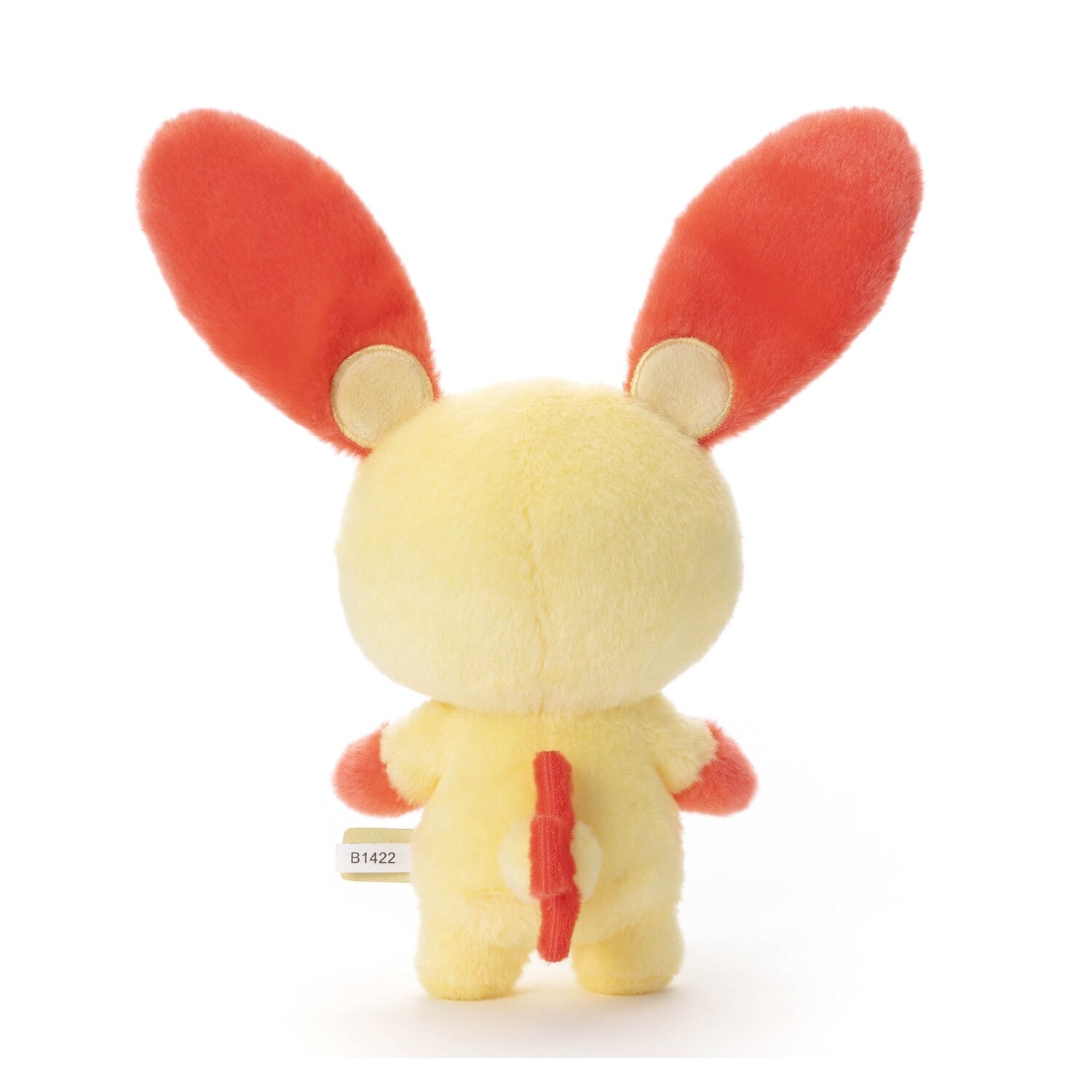 Pokemon Plusle Plush Toy with soft texture and official Pokemon Center Online packaging from Japan