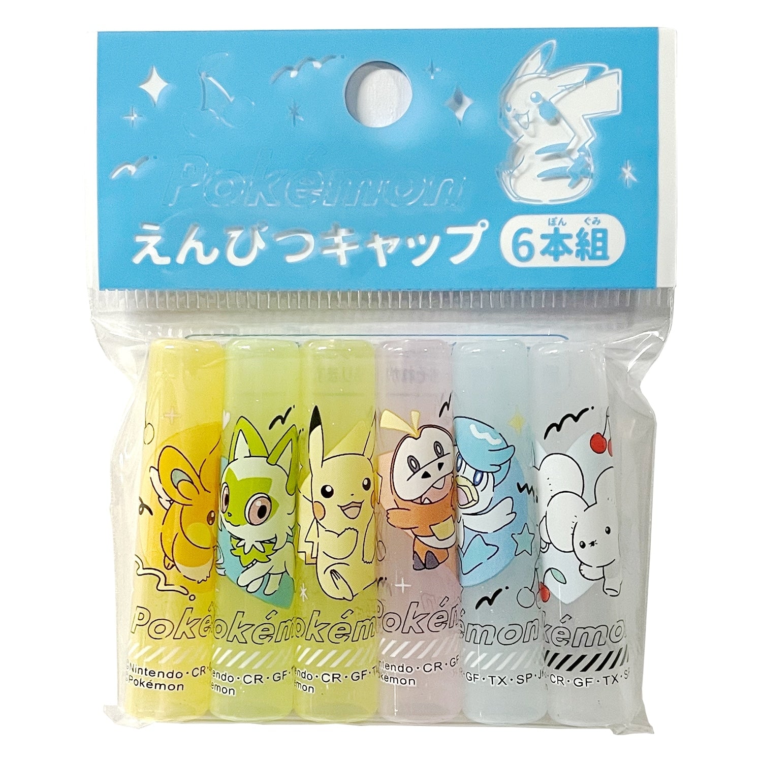 Pencil cap colorful pop series from Japan, featuring vibrant Pokemon design