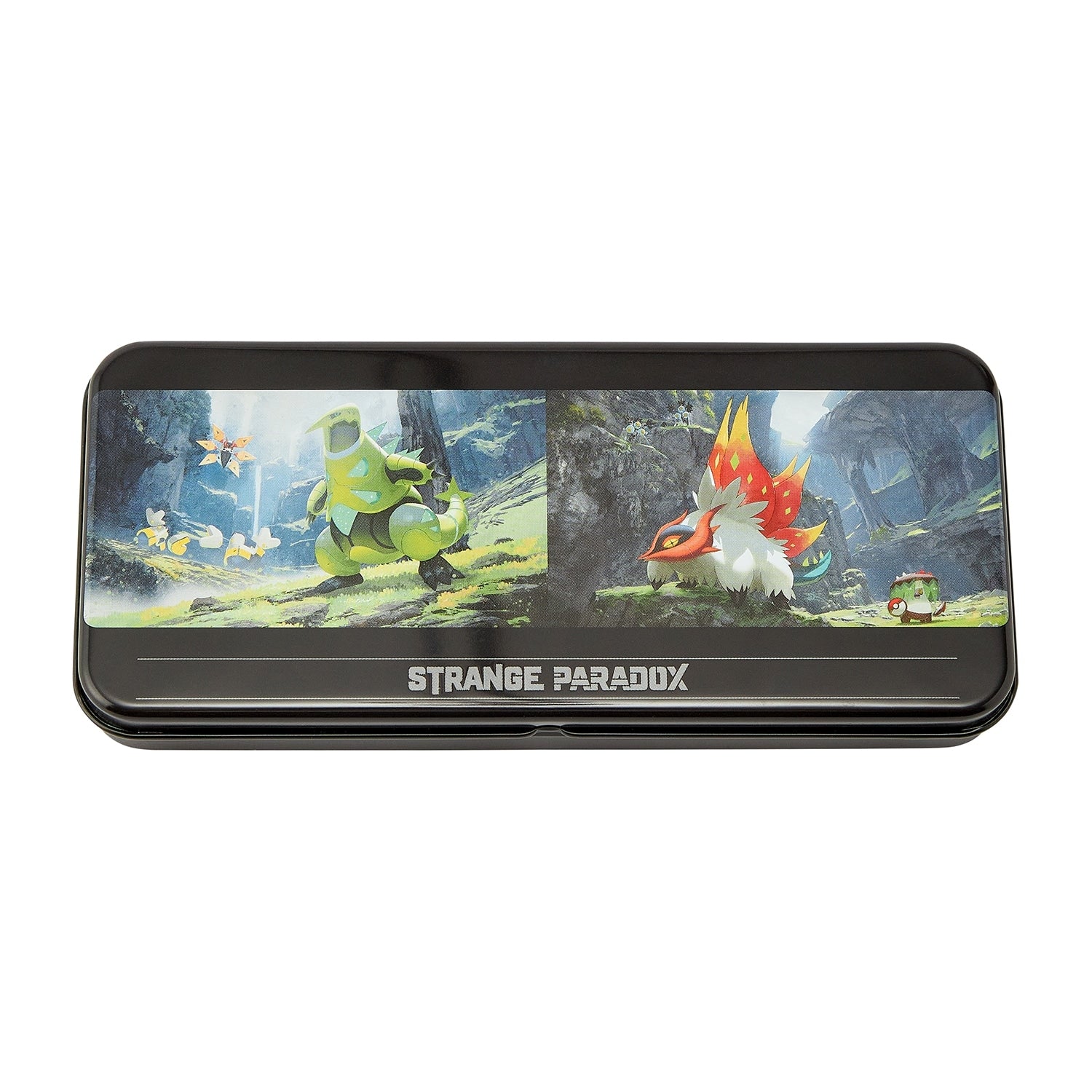 Can pencil case STRANGE PARADOX from Japan, featuring colorful Pokemon design