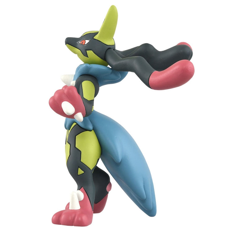 Authentic Japanese Monster Collection Yellow Mega Lucario, dynamic design