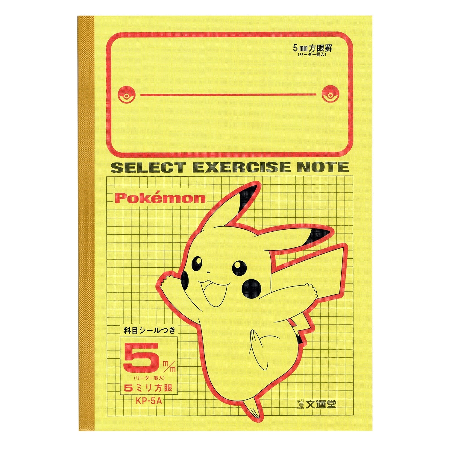Charizard study book with official artwork from Japan, featuring a 5mm square Pikachu